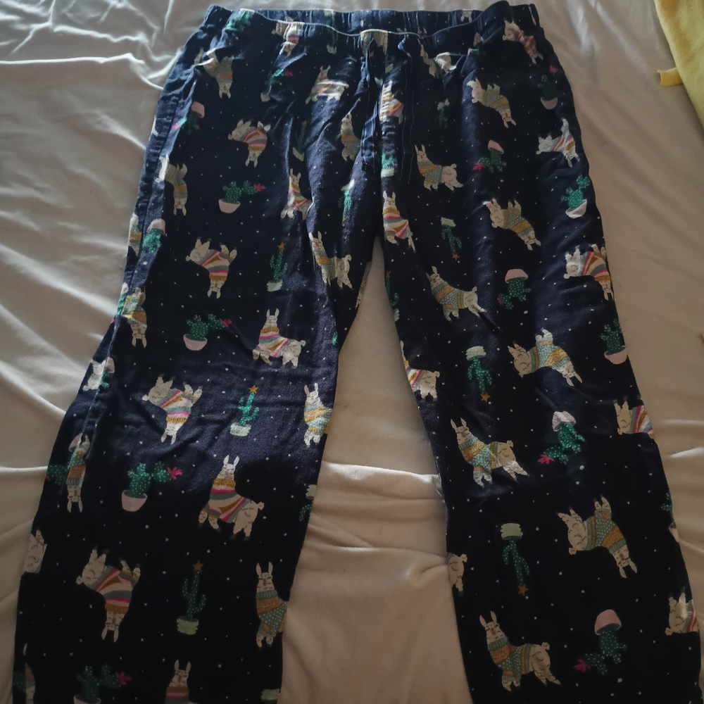 Old Navy Navy Blue Llama Pajama Pants